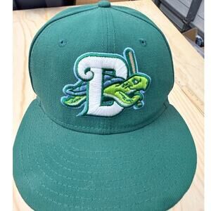 Daytona Tortugas fitted Hat New Era Size 7 MILB baseball Minor League Green